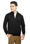 USI Full Sleeves Cotton Fleece Jacket Black M