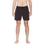 Volcom Men's Lido Solid 16" Swim Surf Trunk, Black 1, Large