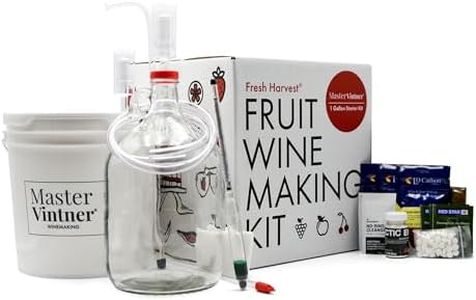 Master Vintner Fresh Harvest One Gallon Small Batch Fruit Wine Making Kit