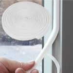 URBANMONK 10 Meter Weather Stripping Door Seal Strip | Self Adhesive Weather Strip Sound proofing for Windows | Window Sealing Strips for Gap | soundproof Door Seal