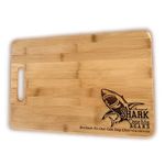 Shark Coochie Board, Because No One Can Say Charcuterie, (13.75" x 9.75"), Charcuterie Board, Funny Shark Week, Cheese Board, Funny Cutting Board, Christmas in July, Serving Tray, White Elephant Gift