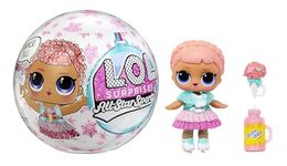 SMALL CLAP L*O*L All-Star Sports Series 5 Winter Games Sparkly Collectible Doll with 8 Surprises, Mix & Match Accessories,Toys for Girls 3+ Years (Pink)