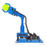 Adeept 5-DOF Robot Kit 5Axis Robotic Arm Toys Compatible with Arduino IDE Programmable Arm DIY Coding STEM with OLED Display Processing Code and PDF Tutorials as Gift for Adults Kids Ages 15+ - Blue