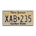 John Wick | XAB 235 | Metal Stamped License Plate