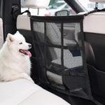 Dog Car Barrier for Sedans SUVs Trucks, Double-Layer Mesh, Easy Install