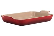 Le Creuset Heritage Rectangular Dish, Stoneware, 32 cm, 2.31 kg, Cerise, 71102320600001