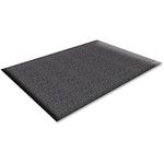 Genuine Joe Anti Fatigue Mat, Nitrile Rubber/Vinyl, 3 by 5 Feet, Black