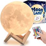 Mind-Glowing Moon Lamp - 3D Moon Ni