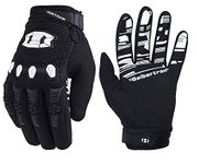 Seibertron Youth Dirtpaw BMX MX ATV MTB Racing Mountain Bike Bicycle Cycling Off-Road/Dirt Bike Gloves Road Racing Motorcycle Motocross Sports Gloves Touch Recognition Full Finger Glove Black M