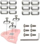 Replacement Delta Bolts Screws Washers for Delta Cleats, Replacement Screws with Allen Wrench Compatible with Delta Bike Cleats, for Indoor Cycling & Road Bikes - Cleats NOT Included