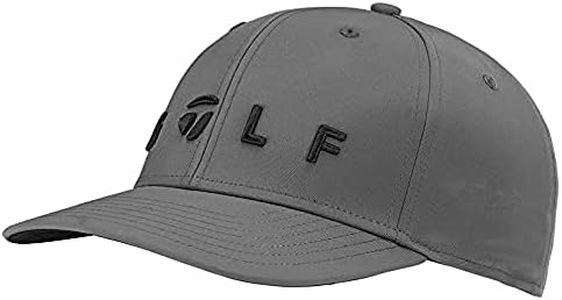 TaylorMade Men's Logo Golf Cap 2022 Charcoal