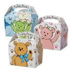 100 Childrens Kids Teddy Bear Picnic Carry Food Meal Picnic Birthday Party Bag Boxes