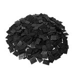 LEGO Parts: Tile, Modified 3 X 4 With 4 Studs In Center - Minifigure Display Base Collector Series (PACK Of 16 - Black)