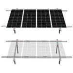 ECO-WORTHY Solar Panel Mounting Brackets, Durable Adjustable Solar Panel Stand Installed for 1-4 Solar Panels