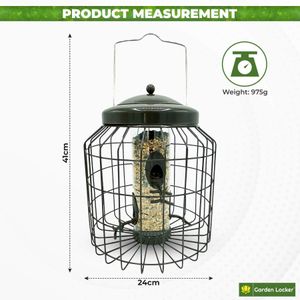 Heavy Duty Squirrel Proof Bird Feeder – Weather Resistant, Large Capacity