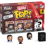 Funko Bitty Pop! : WWE Mini Collectible Toys 4-Pack - Undertaker, British Bulldog, Batista, & Mystery Chase Figure (Styles May Vary)