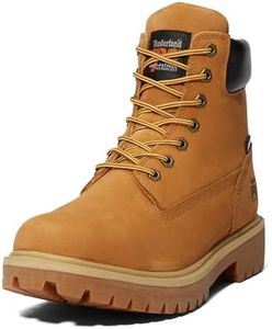 Timberland PRO Men's Direct Attach 6 Inch Steel Safety Toe Insulated Waterproof Industrial Work Boot, Wheat-2024 New, 10.5