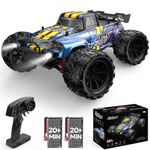 Remote Control Cars 1:16 Scale Large 40KM/H Fast RC Cars for Adults & Kids 8+, 4WD Off-Road 2.4GHz Radio Controlled Truck Toys Gift—Unleash High-Speed Thrills with This Monster Truck Racing Buggy