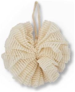 Eco Bath London Ramie Bath Puff - Soft Body Scrubber Bath Sponge for Women and Men, Plastic Free, Eco Friendly Shower Puff for Gentle Exfoliation and Smooth Skin