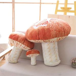 Hynbase 3D Creative Plush Toys Mushroom Throw Pillow (15.7")