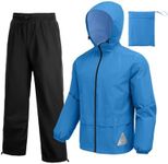 COOFANDY Mens Cycle Gear Rain Suit 