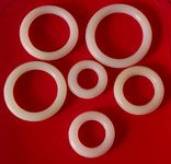 Silicone Ring pessary set of 6 (2 Inch,2.25 Inch,2.5 Inch,2.75 Inch,3,Inch,3.25 Inch) that are used in the management of vaginal prolapse of organs