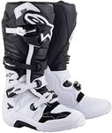 Alpinestars 2012014-21-12 Tech 7 Boots White/Black Sz 12