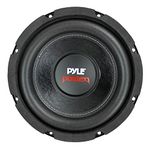 Pyle Car Subwoofer Audio Speaker - 8in Non-Pressed Paper Cone, Black Plastic Basket, Dual Voice Coil 4 Ohm Impedance, 800 Watt Power and Foam Surround for Vehicle Stereo Sound System - PLPW8D