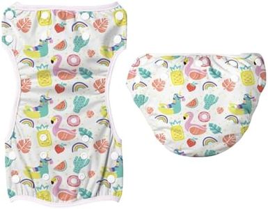 POLKA TOTS Premium Reusable Swim Diapers for Babies | Waterproof & Adjustable Swimming Diaper with Skin-Friendly Fabric | Easy to Clean Swimsuit Diaper for Baby Boys & Girls |2-12 M