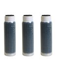 Aquatic Life Compatible Reverse Osmosis Deionization (RODI) 10" Color Indicating Mixed Bed DI Resin Cartridge 3-Pack. Filled with Resintech MBD-30-NG Nuclear Grade Mixed Bed Resin