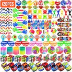 Chennyfun Party Bag Fillers for Kids, 120 PCS Bulk Party Toys Party Favors Party Bag for Children, Game Prizes, Classroom Rewards, Stocking Pinata Fillers, Easter Gifts for Birthday Party