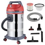 IBELL Cyclone1500+ Vacuum Cleaner for Home use Wet and Dry with HEPA Filter, 30L Barrel, 1550W Heavy Duty High-Efficiency Motor, 21 kPa Suction, Blower Function, 3 in 1 Portable Vacuum Cleaner