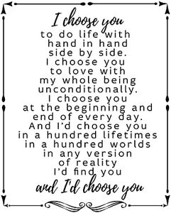 I Choose Y