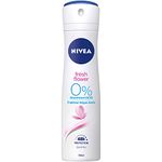 NIVEA Deodorant Aluminium-Free Spray, Fresh Flower Pack of 6 (6 x 200ml), 100% Aluminium Free Deodorant, 48Hr Protection Deodorant for Women, Floral Deodorant Spray