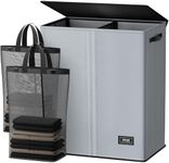 SOLEDI Double Laundry Hamper with L