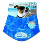 Chill Out - Always Be Cool Ice Cooling Bandana Dog Neck Scarf - High Tech S-L - Cooling without Refrigerator