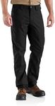 Carhartt Men's Rugged Professional Series Rugged Flex Relaxed Fit Canvas Work Pant, Black, 34W / 30L