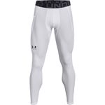 Under Armour mens Armour Heatgear Leggings , White (100)/Black , Large