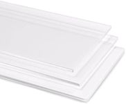 5mm Plexiglas Clear Transparent Gloss Acrylic Perspex Plastic Sheet Panel with Finished Polished Edges - Various Sizes (A4-29.7cm x 21cm)