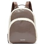 Calvin Klein Women's Estelle Novelty-Backpack, Modern Taupe/Natural, One Size