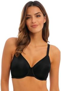 Wacoal Women's Back Appeal Underwire Minimizer Bra, Black, 32DD US