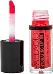 Palladio Hydrating Lip Oil Infused with Hyaluronic Acid, Non-Sticky Formula, Subtle shine with tinted sheer color, liquid lipstick, locks in moisture to prevent chapped lips 0.13 Oz. (BLING)