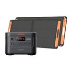 Jackery Explorer 3000 V2 Solar Generator, 3072Wh LiFePO4 Portable Power Station with 2×100W Solar Panels, 2990W Output for Home Backup, RV, Camping & Emergency Use