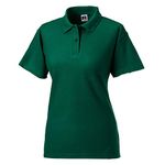 Jerzees Colours Ladies 65/35 Hard Wearing Pique Short Sleeve Polo Shirt (M) (Bottle Green)