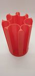 RED UK Coin Stacker, Large Size 14cm high, 8 coin slots, Coin Saver, Coin Sorter, Savings, Great For Change on Stalls and Craft Fairs