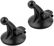 Partx 2 PACK Suction Cup Windshield Mount for Garmin Drive DriveSmart 50 50LM 50LMT 51 51LMT-S 51EX 55 55LMT 55EX Nuvi 42LM 44 52LM 54 56 58 2407 2408 2447 2448 2467 2497 2507 2508 2547 2548 2557 2567