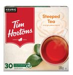 Tim Hortons Steeped Orange Pekoe Tea, Single Serve Keurig K-Cup Pods, 30 Count