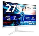 PHILIPS Evnia 27M2C5501-27 inch QHD curved gaming monitor, 180 Hz, 1 ms GtG, FreeSync Premium (2560x1440, 2x HDMI 2.0, 1x DisplayPort1.4) white