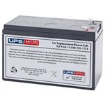 UPSBatteryCenter Compatible Replacement for CyberPower CP1000PFCLCD 12V 9Ah Battery with F2 Terminals