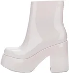 Melissa Nubia II Women's Platform Boot, White, 7